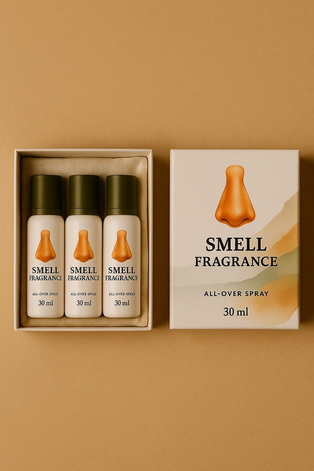 SMELL FRAGRANCE – All-Over Spray Mini Set (30ml × 3)